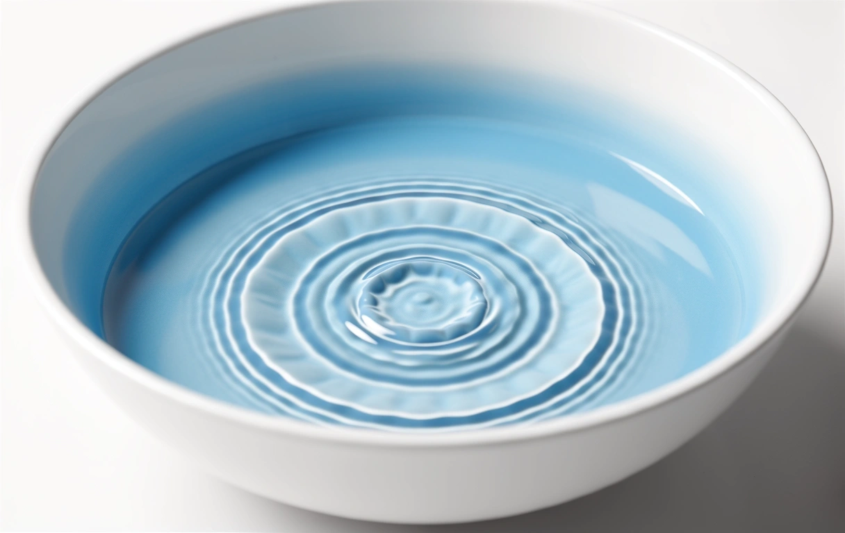 Visual metaphor for serenity and focus